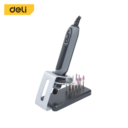 เครื่องเจียร์ไฟฟ้ามินิ DELI EDCE861-GR-01 32ชิ้น สีเทา_6